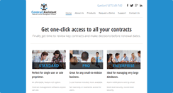 Desktop Screenshot of contractassistant.com